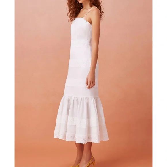 Keepsake Whistle Midi  Dress made of soft cotton,  lined - Picture 3 of 8